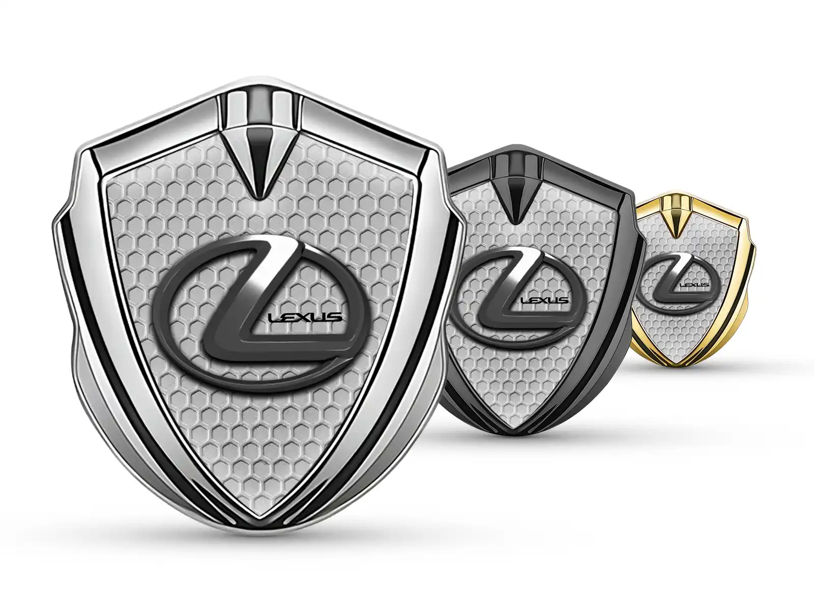 Lexus Emblem Metall Abzeichen Moderner Finish HighEnd Feel